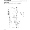 image:imageKingston Brass FSS7641BL English Vintage Single Handle Lavatory Faucet with Push PopUp and Plate Polished ChromeBrushed Nickel