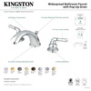 image:imageKingston Brass GKB964 Magellan 8Inch Widespread Lavatory Faucet with Retail PopUp 534 inch in Spout Reach ChromePolishedBronzePolished Brass
