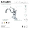 image:imageKingston Brass KB1401PL Victorian Mono Block Lavatory Faucet 6Inch Polished ChromeBrushed Nickel