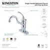image:imageKingston Brass KB1402GL Georgian 4Inch Centerset Lavatory Faucet with PopUp Polished BrassPolished Brass