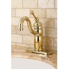 image:imageKingston Brass KB1403BL Victorian Mono Block Bathroom Faucet Antique BrassPolished Brass
