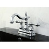 image:imageKingston Brass KB1601AL Heritage 4Inch Centerset Lavatory Faucet with Metal Lever Handle Polished ChromePolished Chrome