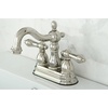 image:imageKingston Brass KB1601AL Heritage 4Inch Centerset Lavatory Faucet with Metal Lever Handle Polished ChromePolished Nickel