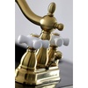 image:imageKingston Brass KB1607PX 4 in Centerset Bathroom Faucet Brushed BrassBrushed Brass