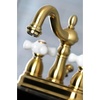 image:imageKingston Brass KB1607PX 4 in Centerset Bathroom Faucet Brushed BrassBrushed Brass
