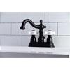 image:imageKingston Brass KB1607PX 4 in Centerset Bathroom Faucet Brushed BrassMatte Black