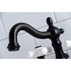 image:imageKingston Brass KB1607PX 4 in Centerset Bathroom Faucet Brushed BrassMatte Black