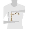 image:imageKingston Brass KB1971PL Heritage Widespread Lavatory Faucet with Porcelain Lever Handle Polished Chrome8Inch Adjustable CenterPolished Brass