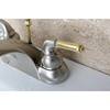 image:imageKingston Brass KB2624 Naples 4Inch Centerset Lavatory Faucet Polished Chrome and Polished BrassBrushed NickelPolished Brass