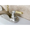 image:imageKingston Brass KB2624 Naples 4Inch Centerset Lavatory Faucet Polished Chrome and Polished BrassBrushed NickelPolished Brass