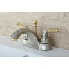 image:imageKingston Brass KB2624 Naples 4Inch Centerset Lavatory Faucet Polished Chrome and Polished BrassBrushed NickelPolished Brass