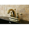 image:imageKingston Brass KB5618AL Restoration 4Inch Centerset Lavatory Faucet Brushed NickelPolished Brass