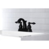 image:imageKingston Brass KB5618AL Restoration 4Inch Centerset Lavatory Faucet Brushed NickelPolished Chrome
