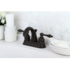 image:imageKingston Brass KB5618AL Restoration 4Inch Centerset Lavatory Faucet Brushed NickelPolished Chrome