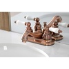 image:imageKingston Brass KB608PL Restoration 4Inch Centerset Lavatory Faucet with Porcelain Lever Handle Brushed NickelAntique Copper