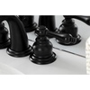 image:imageKingston Brass KB912AL Victorian Mini Widespread Lavatory Faucet with Brass PopUp Polished Brass4Inch Adjustable CenterMatte Black
