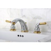image:imageKingston Brass KB962 Magellan Widespread Bathroom Faucet 8Inch Adjustable Center Polished BrassBrushed Nickel