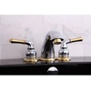image:imageKingston Brass KB962 Magellan Widespread Bathroom Faucet 8Inch Adjustable Center Polished BrassBrushed NickelPolished Brass