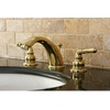image:imageKingston Brass KB962 Magellan Widespread Bathroom Faucet 8Inch Adjustable Center Polished BrassBrushed NickelPolished Brass