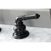 image:imageKingston Brass KB962 Magellan Widespread Bathroom Faucet 8Inch Adjustable Center Polished BrassMatte Black