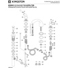 image:imageKingston Brass KB962 Magellan Widespread Bathroom Faucet 8Inch Adjustable Center Polished BrassOil Rubbed Bronze