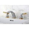 image:imageKingston Brass KB962 Magellan Widespread Bathroom Faucet 8Inch Adjustable Center Polished BrassPolished ChromePolished Brass