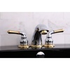image:imageKingston Brass KB962 Magellan Widespread Bathroom Faucet 8Inch Adjustable Center Polished BrassPolished ChromePolished Brass