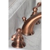 image:imageKingston Brass KB974AL Victorian Widespread Lavatory Faucet with Metal lever handle Polished Chrome and Polished Brass8Inch Adjustable CenterAntique Copper