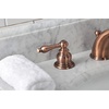 image:imageKingston Brass KB974AL Victorian Widespread Lavatory Faucet with Metal lever handle Polished Chrome and Polished Brass8Inch Adjustable CenterAntique Copper