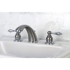 image:imageKingston Brass KB974AL Victorian Widespread Lavatory Faucet with Metal lever handle Polished Chrome and Polished Brass8Inch Adjustable CenterBrushed NickelPolished Chrome