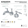 image:imageKingston Brass KS1166NL Heritage Widespread Bathroom Faucet Polished Nickel 55 x 35 x 275Brushed Brass