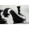 image:imageKingston Brass KS1166NL Heritage Widespread Bathroom Faucet Polished Nickel 55 x 35 x 275Matte Black