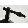 image:imageKingston Brass KS1166NL Heritage Widespread Bathroom Faucet Polished Nickel 55 x 35 x 275Matte Black