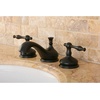 image:imageKingston Brass KS1166NL Heritage Widespread Bathroom Faucet Polished Nickel 55 x 35 x 275Oil Rubbed Bronze