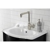 image:imageKingston Brass KS144RXBB Belknap SingleHandle Bathroom Faucet with Push PopUp Brushed BrassPolished Nickel