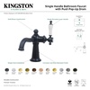 image:imageKingston Brass KS154KLBB Nautical Bathroom Faucet Brushed Brass 45 x 631 x 881Brushed Brass
