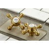 image:imageKingston Brass KS1971BX 8 in Widespread Bathroom Faucet Polished ChromeBrushed Brass