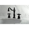 image:imageKingston Brass KS1971BX 8 in Widespread Bathroom Faucet Polished ChromeMatte Black