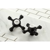 image:imageKingston Brass KS1971BX 8 in Widespread Bathroom Faucet Polished ChromeMatte Black