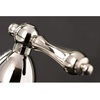 image:imageKingston Brass KS1972AL Heritage Widespread Lavatory Faucet with Metal lever handle Polished Brass8Inch Adjustable CenterMatte Black