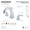 image:imageKingston Brass KS2969 Naples Widespread Bathroom Faucet Brushed NickelPolished BrassPolished Brass