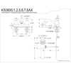 image:imageKingston Brass KS3605AX Restoration 4Inch Centerset Lavatory Faucet with Metal Cross Handle Oil Rubbed Bronze  OilRubbed BronzeOil Rubbed Bronze