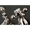 image:imageKingston Brass KS3605AX Restoration 4Inch Centerset Lavatory Faucet with Metal Cross Handle Oil Rubbed Bronze  OilRubbed BronzePolished Nickel