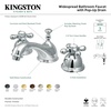 image:imageKingston Brass KS3967AX 8 in Widespread Bathroom Faucet Brushed BrassBrushed Brass