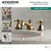 image:imageKingston Brass KS4463BX 8 in Widespread Bathroom Faucet Antique BrassAntique Brass
