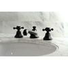 image:imageKingston Brass KS4463BX 8 in Widespread Bathroom Faucet Antique BrassMatte Black