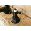 image:imageKingston Brass KS4463BX 8 in Widespread Bathroom Faucet Antique BrassOil Rubbed Bronze