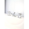 image:imageKingston Brass KS4463BX 8 in Widespread Bathroom Faucet Antique BrassPolished Chrome