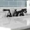 image:imageKingston Brass KS4466HL Metropolitan Widespread Bathroom Faucet Polished NickelMatte Black