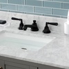 image:imageKingston Brass KS4466HL Metropolitan Widespread Bathroom Faucet Polished NickelMatte Black